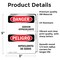 Signmission Sodium Hypochlorite-Hipoclorito De Sodio Danger Sign, Vinyl Decal, 3.5in W x 5in L, 2PK OS-2PACK-DS-D-35-VS-2042 - alternate 6